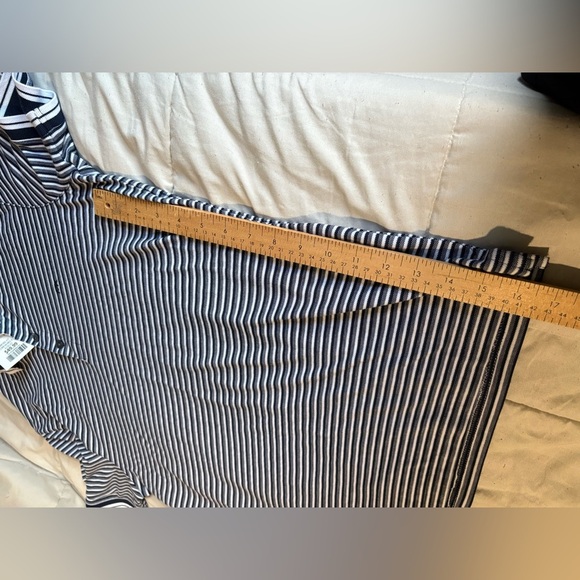 Michael Kors NWT men’s cotton polo striped navy short sleeve medium - Picture 10 of 13